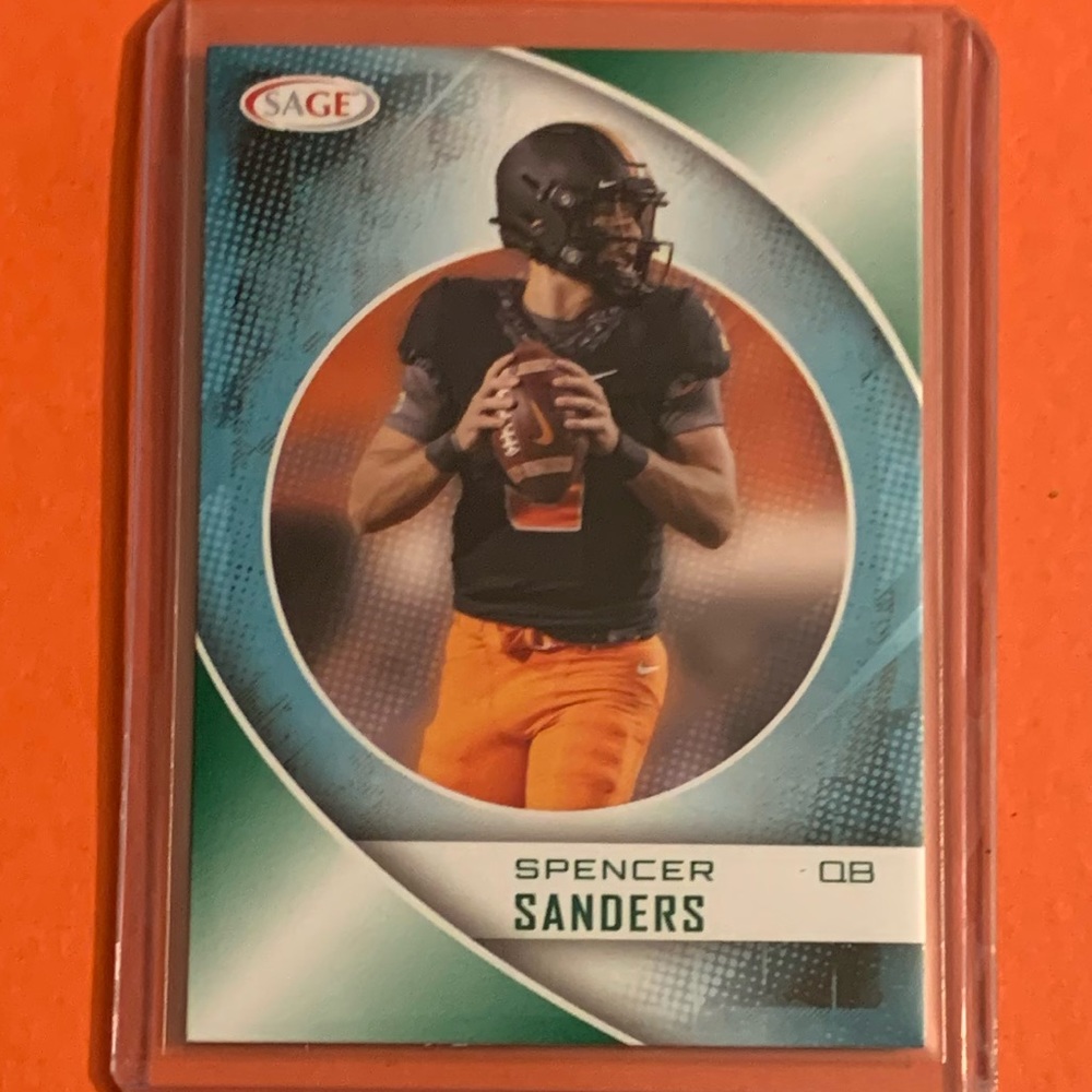 Spencer Sanders #40 2023 Sage Football Trading Card